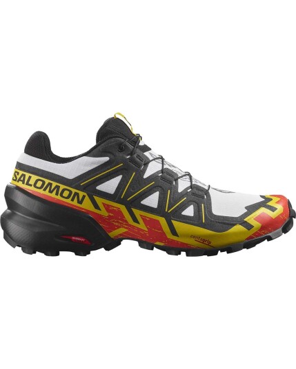 Salomon Speedcross 6 M White/Black/Empire Yellow (Storlek 7.5 UK)