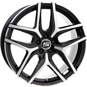 MSW 40 Black Polished 8.5x20 5x112 ET30 B73.1