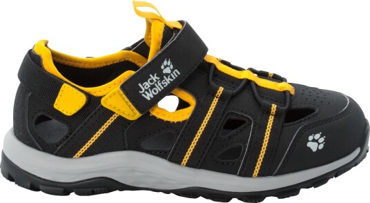 Jack Wolfskin Kids' Sun Climber Black / Burly Yellow Xt 33, Black / Burly Yellow Xt