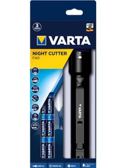 VARTA Night Cutter F40 With 6 x AA