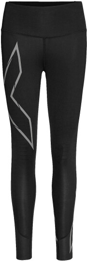 2xu Light Speed Mid-Rise Compression Tights Dame Black/Black Reflective XL