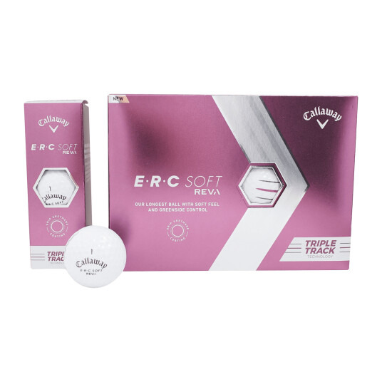 Callaway ERC Soft Reva – 23 Triple Track, golfball STD White