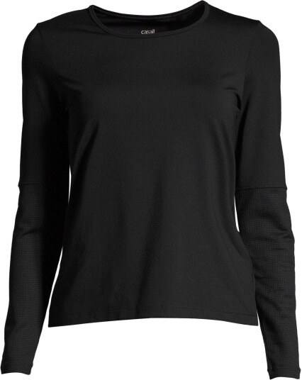 Casall Essential Mesh Detail Long Sleeve Dame Black 34