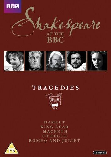 Shakespeare at the BBC: Tragedies DVD 2016 Derek Jacobi, Bennett DIR cert English Brand New