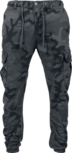 Urban Classics Treningsbukse - Cargo Jogging Pants - S til XXL - Herrer - mørk-kamufflasje