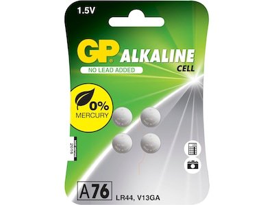 GP Alkaline LR44 batteri 4-pk