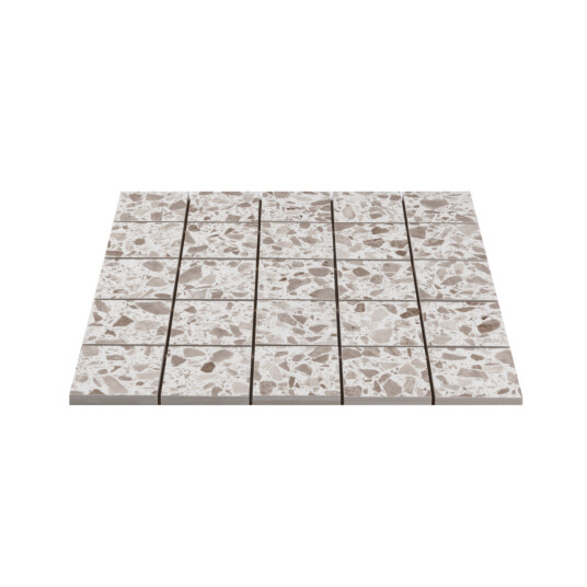 TERRAZZO PEARL MOSAIKK 6X6