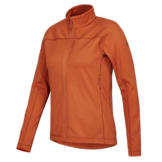 Fjellreven ABISKO LITE FLEECE JACKET W  TERRACOTTA BROWN