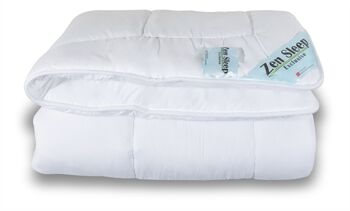 Zen Sleep Tung dyne - Fiberdyne - 240x220cm - Allergivennlig 2-lags termodyne - Fuktabsorberende med mikrofibre