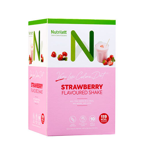 Nutrilett Strawberry Shake 10-pak 10 Poser 350g