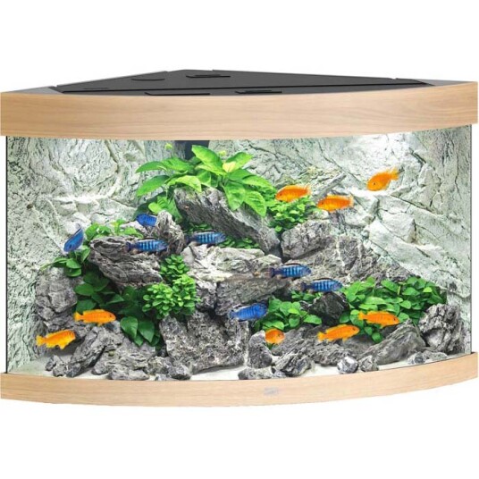 Juwel Hjørneakvarium LED Trigon190 98.5x70x60cm - Eik