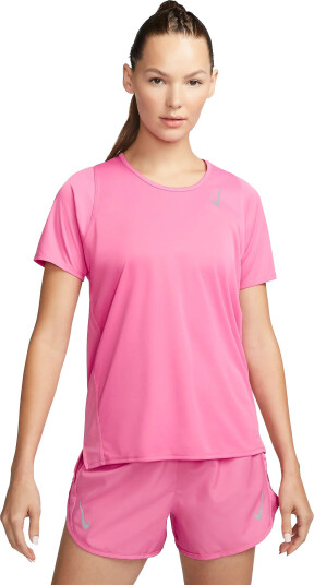 Nike Race Running Top Ss Dame Pinksicle XS