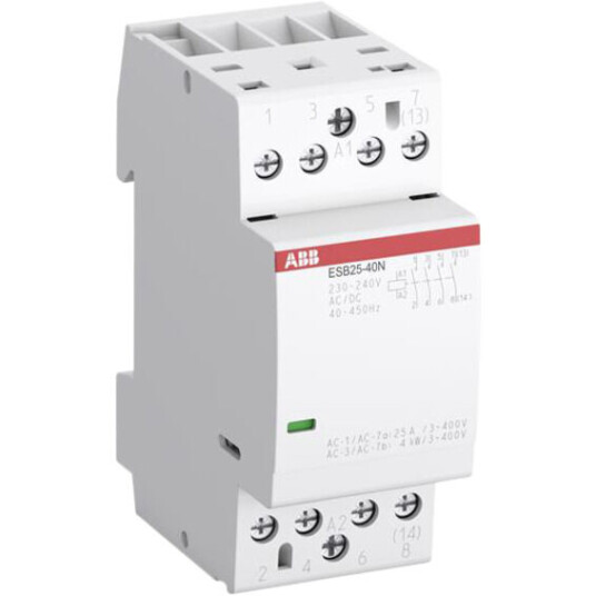 ABB Modulær kontaktor ESB25-40N-06 230V AC/DC ABB - 4190249