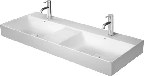 Duravit DuraSquare Møbelservant, dobbel 1200x470 mm, u/blanderhull, WG