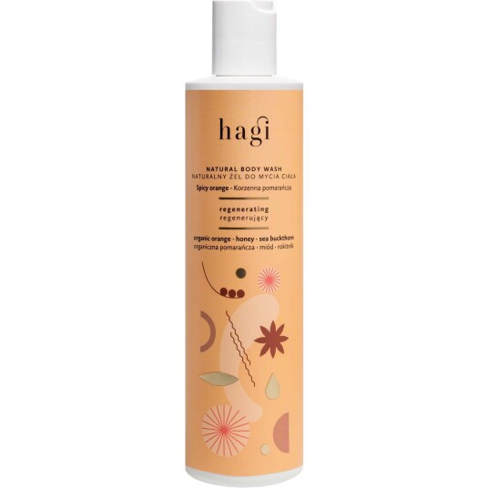 Hagi Natural Body Wash Regenerating Spicy Orange 300 ml