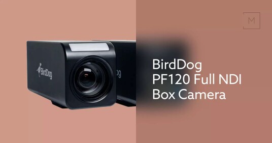 BirdDog PF120 Full NDI Box Camera