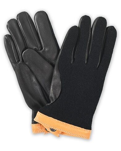 Hestra Deerskin Wool Tricot Glove BlackBlack