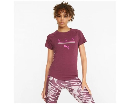 Puma Run 5K Logo Short Sleeve Tee XS