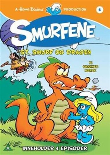 Smurfene: 6 St. Smurf Og Dragen DVD