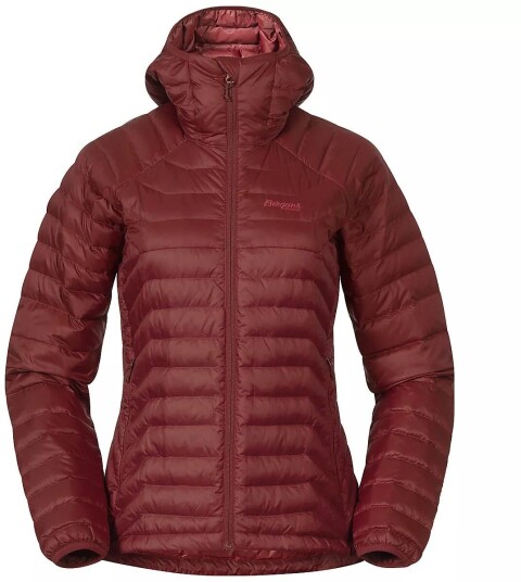 Bergans Of Norway Rabot Light Down Jacket W/hood Dame Chianti Red XS