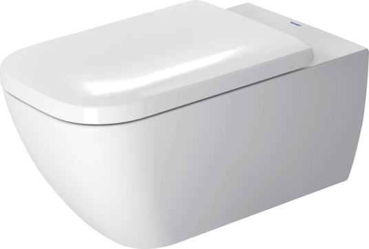 Duravit Happy D.2 Vegghengt toalett 365x620 mm, Rimless, Hvit