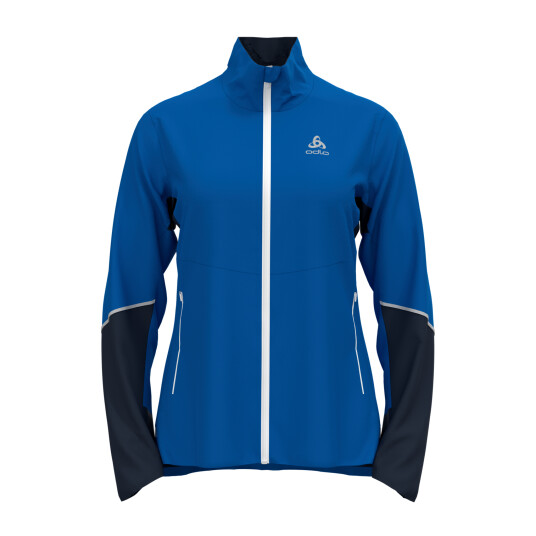 Odlo Jacket Langnes Wmn 21/22, langrønnsjakke dame  S Nautical Blue/Dark S