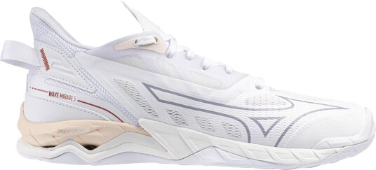 Mizuno Wave Mirage 5 Dame White/Aleutian/Cloud Pink 38