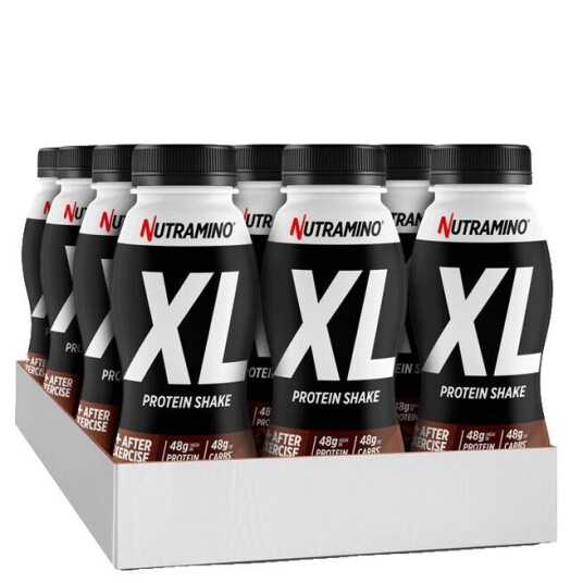 Nutramino 12 X Nutramino Pro Xl Proteinshake, 475ml, Choklad