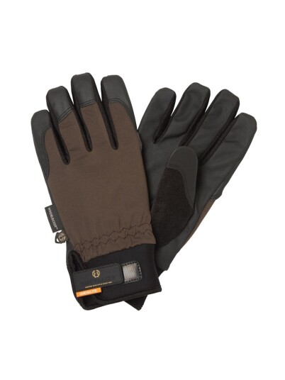 Chevalier Windblocker Shooting Gloves Leather Brown 12