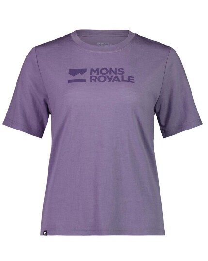 Mons Royale Icon Relaxed Tee W Thistle (Storlek M)