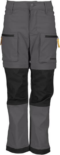 Didriksons Kids' Kotten Zip-Off Pants 2 Coal Black 110, Coal Black