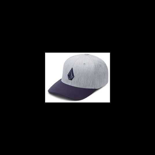 Volcom Full Stone HTHR Flexfit Hat Heather Blue - S/M