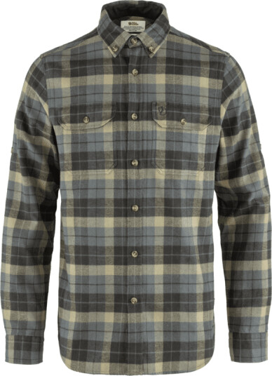 Fjellreven Men's Singi Heavy Flannel Shirt Grå XS Man