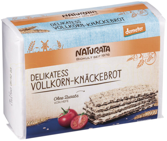 Naturata Fullkorn Knekkebrød Med Sesam Ø 250g