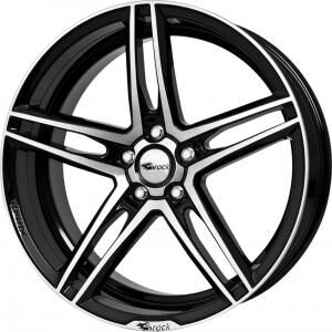 Brock B33 Black Full Polish 8x18 5x100 ET38 B63.4