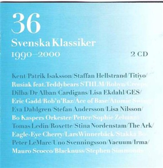 36 Svenska Klassiker 1990-2000 (2CD)