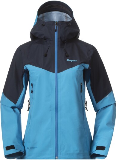 Bergans of Norway Rabot Light 3L Shell Jacket Dame Aqua Lagoon/Navy Blue XS