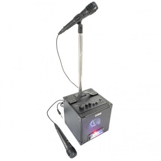 Karaoke Party system med LED lyseffekt