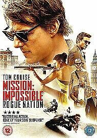 Mission Impossible - Rogue Nation DVD 2015 Tom Cruise, McQuarrie DIR cert Englist Brand New