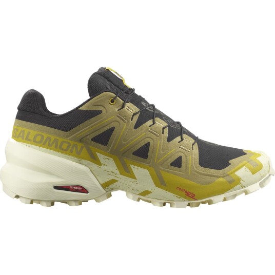 Salomon Speedcross 6 Black/cress Green/transparent Yello UK 9.5 / EU 44