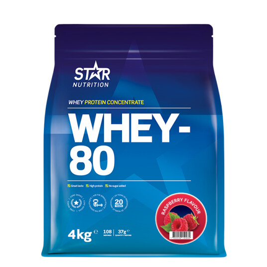 Whey-80 Myseprotein 4 kg