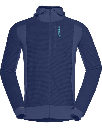 Norrøna Lofoten Alpha Raw Zip Hoodie M Ocean Swell (Storlek S)