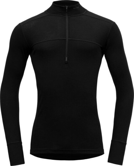 Devold Men's Lauparen Merino 190 Zip Neck XXL, Black