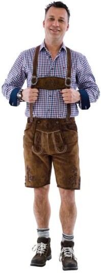 Haus Huberts V.O.F Lederhosen Kort Brun