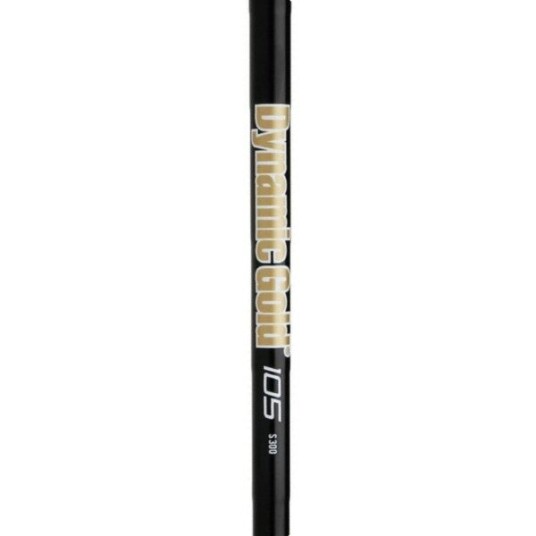 True Temper Dynamic Gold 105 Black Onyx Stål Taper Tip Jern-Stiff #9/wedger