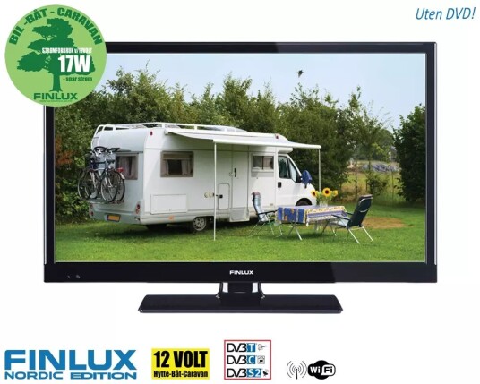 Finlux Tv Finlux 32" Uten Dvd 12v/230v Led Smart