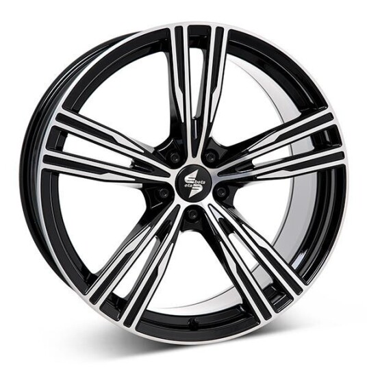 Etabeta Amos Gloss Black Polished 8.5x20 5x108 ET48 B63.4