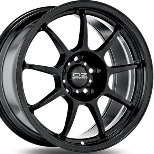 Oz Alleggerita Hlt Gloss Black 8.5x18 5x98 ET40 B58.1