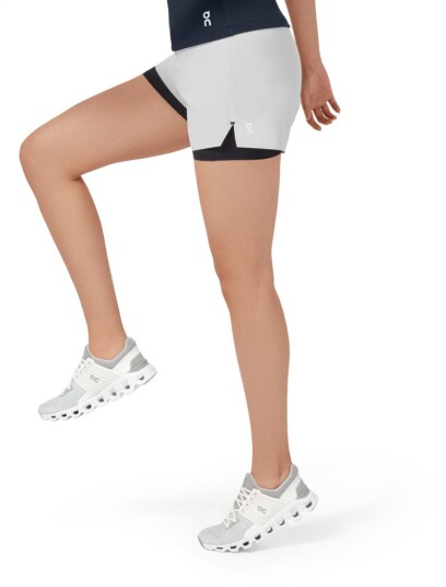 On Running Shorts Dame Glacier/Black S