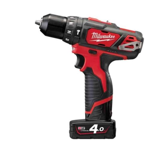 Milwaukee Slagbormaskin M12 BPD-402C 12V 4.0Ah, med koffert